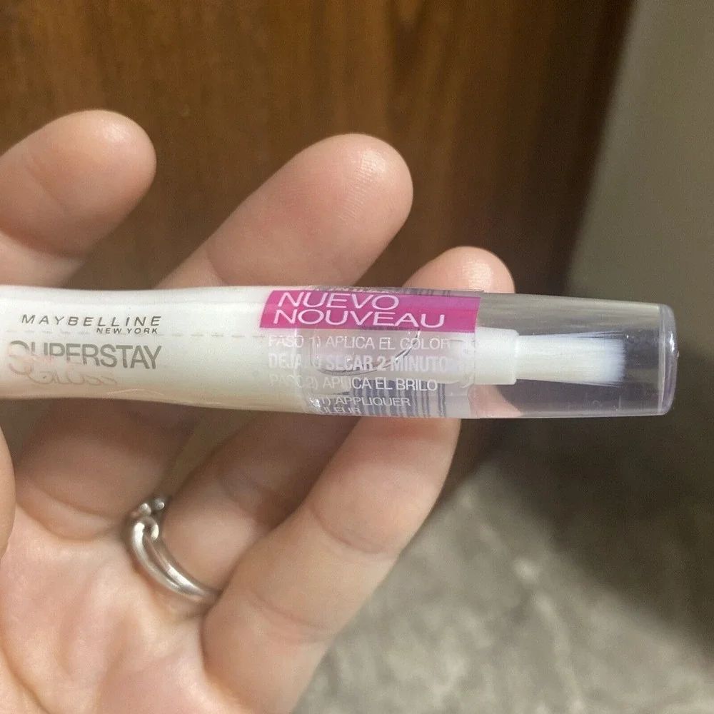 Maybelline Superstay Gloss Glass Rose # 160‎ Discontinued Lip Gloss Super Stay